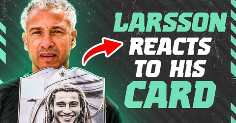 Henrik Larsson Reacts to his FC 26 Icon Card!